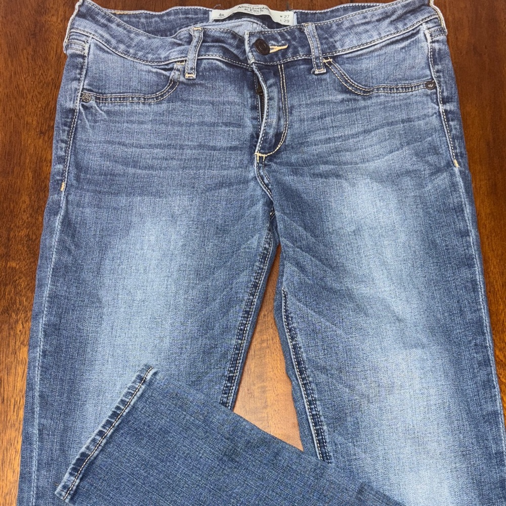 Abercrombie & Fitch Blue Skinny Jeans